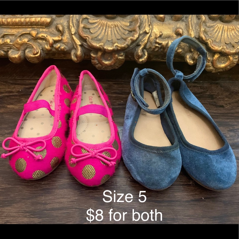 Adorable toddler flats Size 5